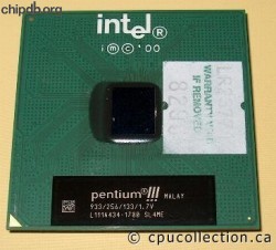 Intel Pentium III 933/256/133/1.7V SL4ME