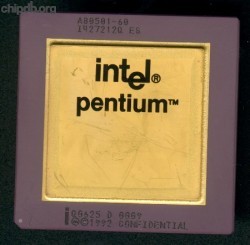 Intel Pentium A80501-60 Q0625 ES