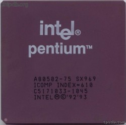 Intel Pentium A80502-75 SX969 pentium TM