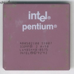 Intel Pentium A80502100 SY007 with ICOMP 2