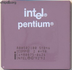 Intel Pentium A80502100 SY046 ICOMP2