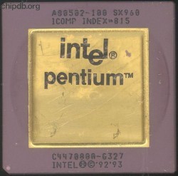 Intel Pentium A80502-100 SX960