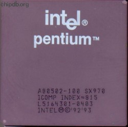 Intel Pentium A80502-100 SX970