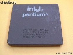Intel Pentium PCPU3V100 SZ996 Pentium (R)