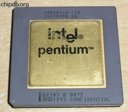 Intel Pentium A8050260-120 Q0707 ES
