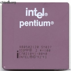 Intel Pentium A80502120 SY027