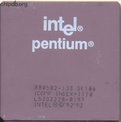 Intel Pentium A80502-133 SK106