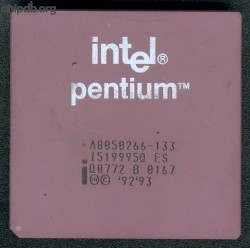 Intel Pentium A8050266-133 Q0772 ES