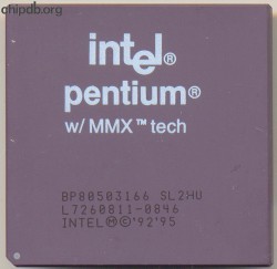 Intel Pentium BP80503166 SL2HU