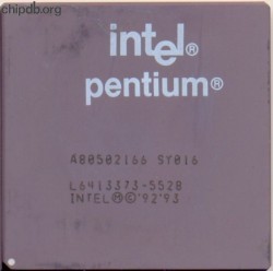 Intel Pentium A80502166 SY016