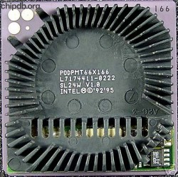 Intel Pentium Overdrive PODPMT66X166 SL24W V1.0