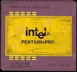 Intel Pentium Pro KB80521EX166 Q0864