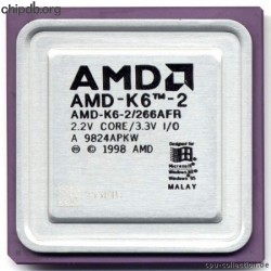 AMD AMD-K6-2/266AFR printed