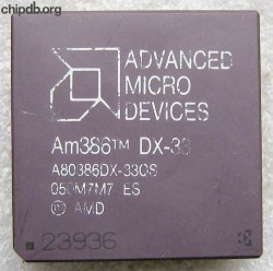 AMD A80386DX-33QS ES