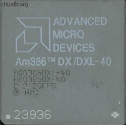 AMD A80386DX/DXL-40 Rev C grey ceramic