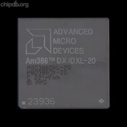 AMD A80386DX/DXL-20 rev C