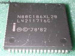 Intel N80C186XL20 78 82
