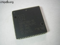 AMD N80C186-16 engraved
