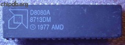 AMD D8080A diff font