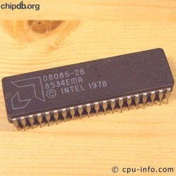 AMD D8086-2B INTEL 1978