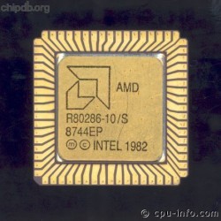 AMD R80286-10/S big logo AMD