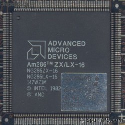 AMD Am286 ZX/LX-16 printed