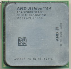 AMD Athlon 64 3200+ ADA3200DIK4BI CBBID