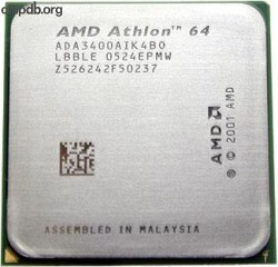 AMD Athlon 64 3400+ ADA3400AIK4B0 LBBLE
