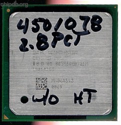Intel Pentium 4 80546GE0721M Q89D ES