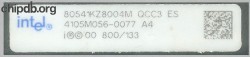 Intel Itanium 80541KZ8004M QCC3 ES