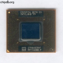 Intel Pentium III Mobile 700 256 QE78 ES