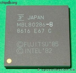 Fujitsu MBL80286-8 PGA
