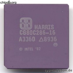 Harris CG80C286-16 INTEL 82