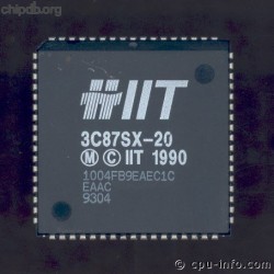 IIT 3C87SX-20 diff print