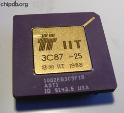 IIT 3C87-25 goldtop