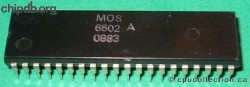 MOS 6502A diff logo