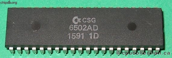 CSG 6502AD diff print