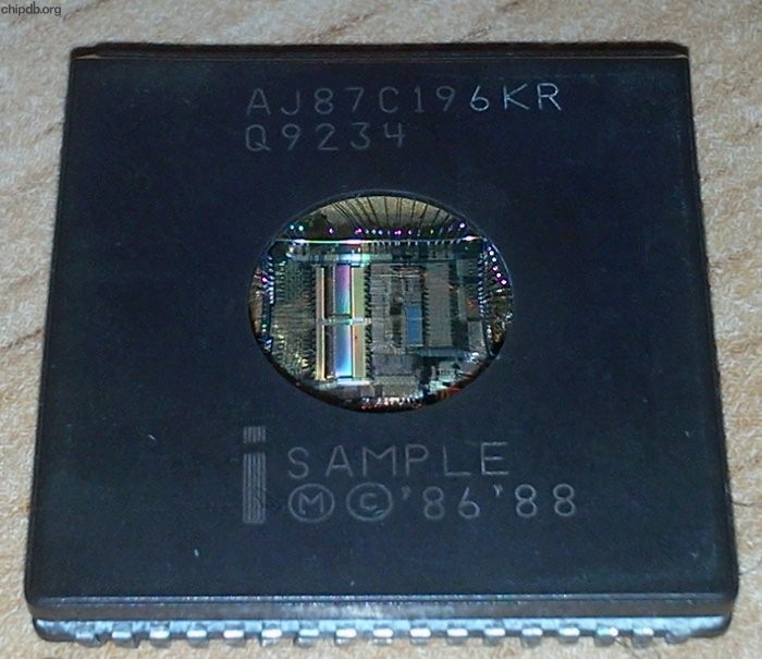 Intel AJ87C196KR Q9234 SAMPLE