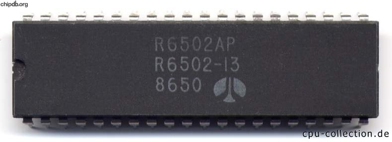 Rockwell R6502AP big logo