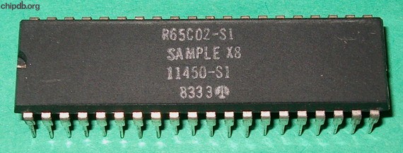 Rockwell R65C02-S1 SAMPLE