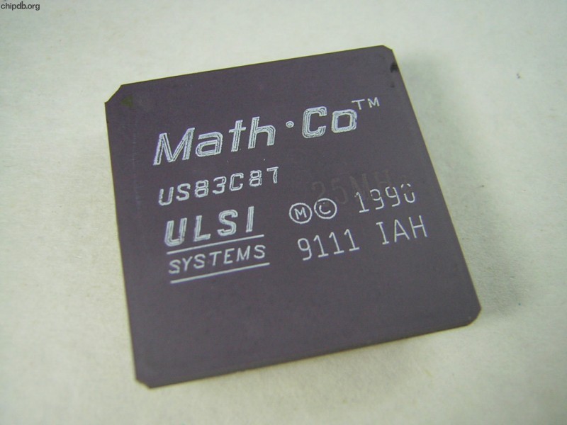ULSI Math Co US83C87 25MHz