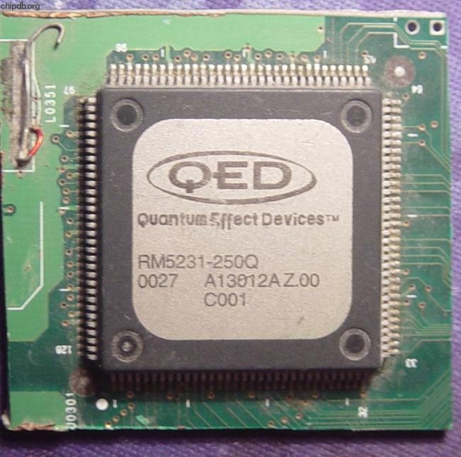 QED RM5231-250Q diff logo