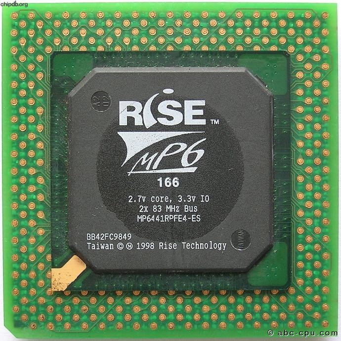 Rise mP6 166 2x83MHz ES