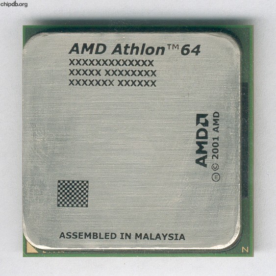AMD Athlon64 mechanical sample