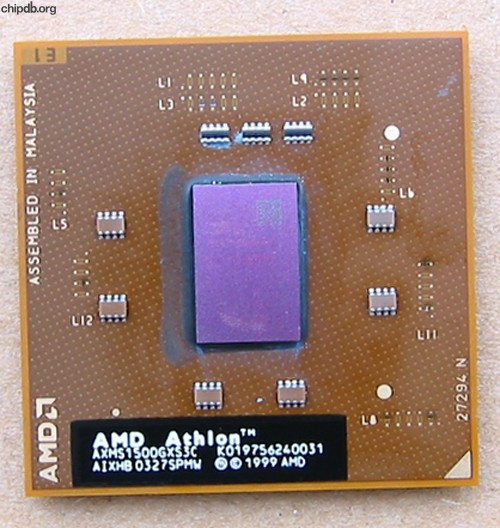 AMD Athlon Mobile XP-M 1500+ AXMS1500GXS3C AIXHB