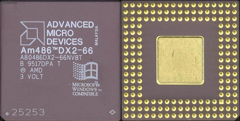 AMD A80486DX2-66NV8T Rev B