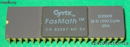 Cyrix CX-82S87-NP-SV