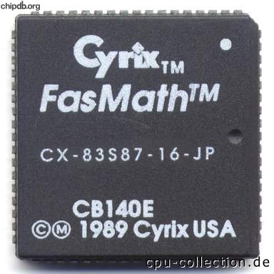 Cyrix CX-83S87-16-JP