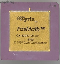 Cyrix CX83D87-20-GP