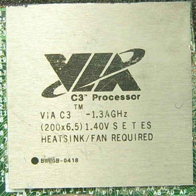 Cyrix VIA C3 13AGHz ES